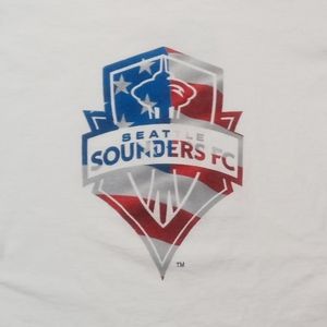 Adidas Seattle Sounders American Flag Logo t shirt